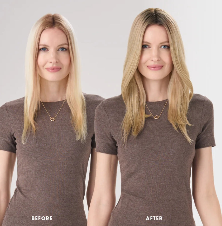 Barely There Wavy 16" | Hand-Tied Topper | ENVY