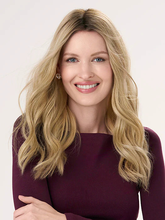 Barely There Wavy 16" | Hand-Tied Topper | ENVY