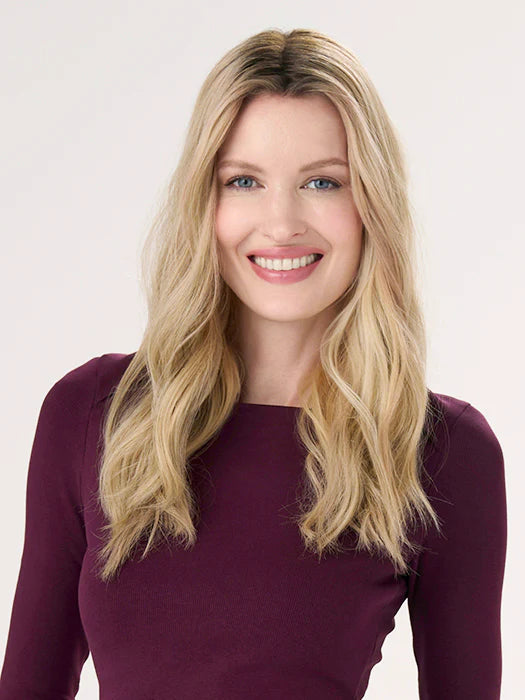 Barely There Wavy 16" | Hand-Tied Topper | ENVY