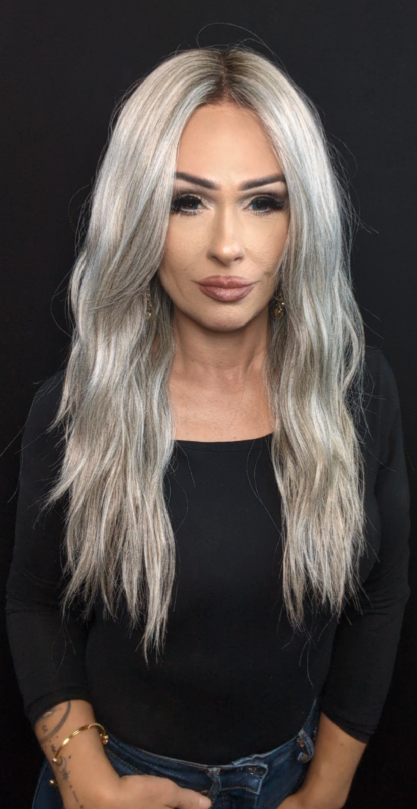 Roxie | Silver Brown MR | Rene of Paris | Alexander Couture Collection| Open Box