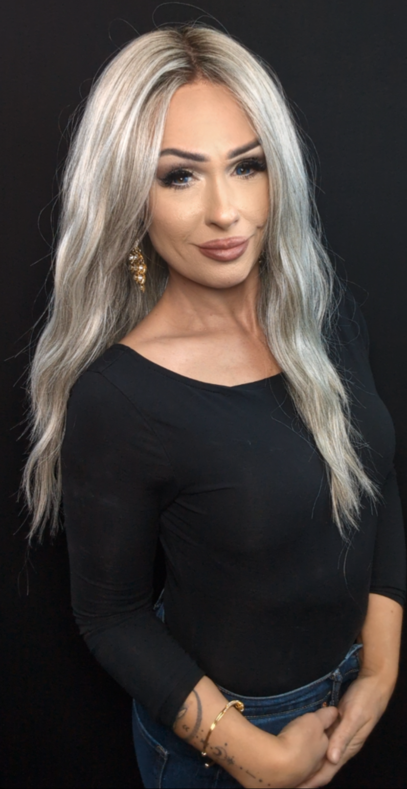 Roxie | Silver Brown MR | Rene of Paris | Alexander Couture Collection| Open Box