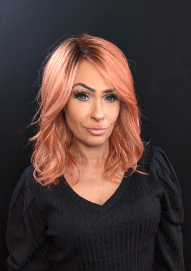 Dazzling Waves | Dusty Rose | Rene of Paris| Open Box