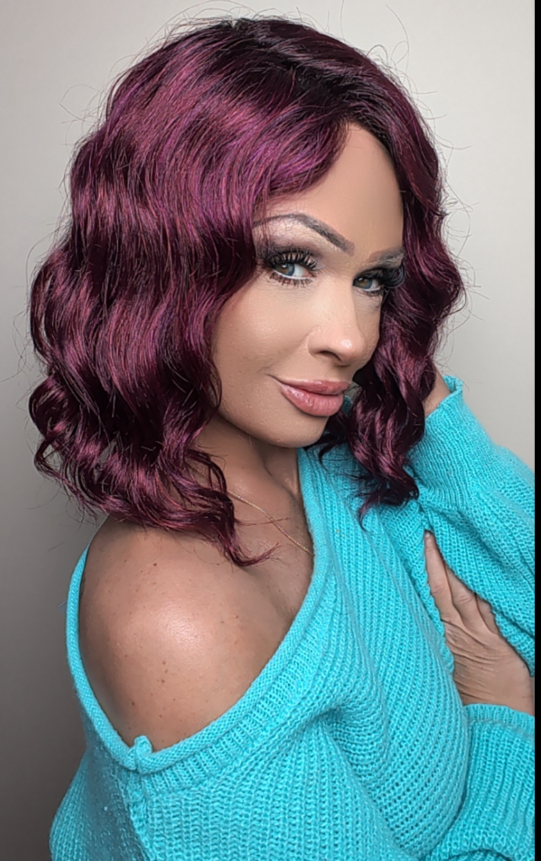 Julie | Plumberry Jam-R | Alexander Couture | Rene of Paris