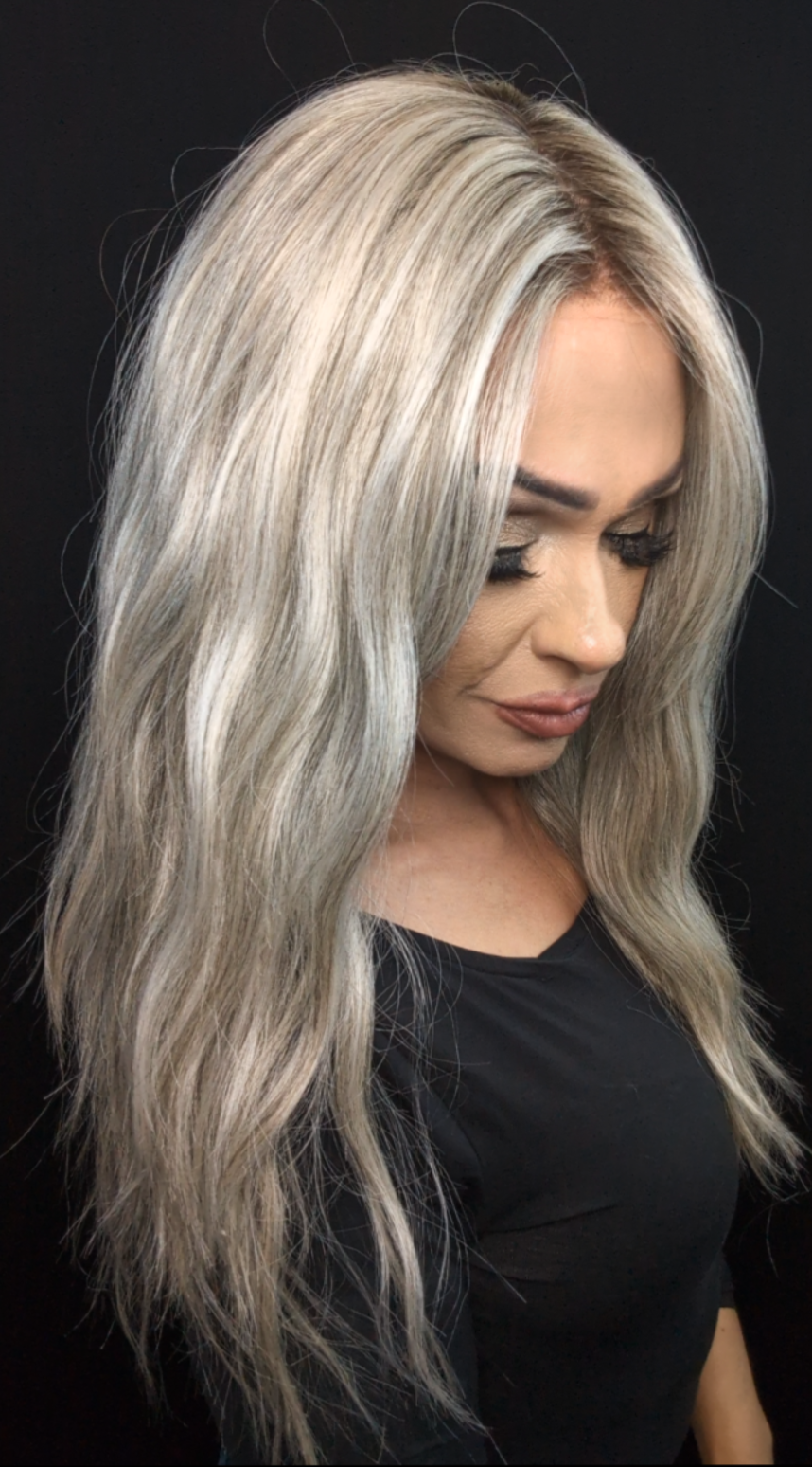 Roxie | Silver Brown MR | Rene of Paris | Alexander Couture Collection| Open Box