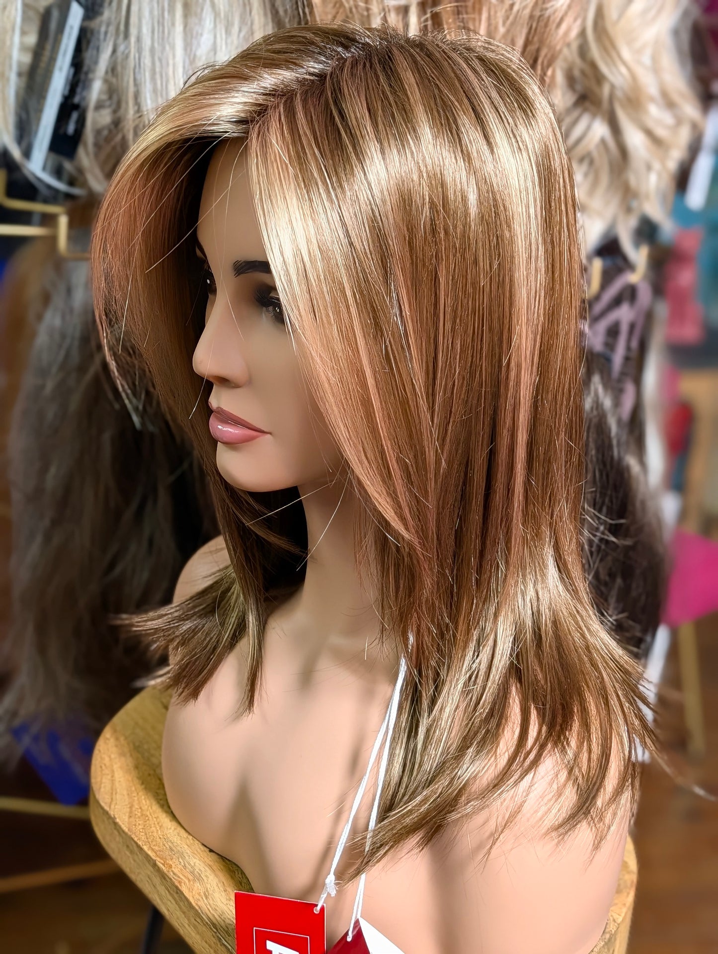 Laine by Rene of Paris| Honey Wheat-R| Open Box | FINAL SALE