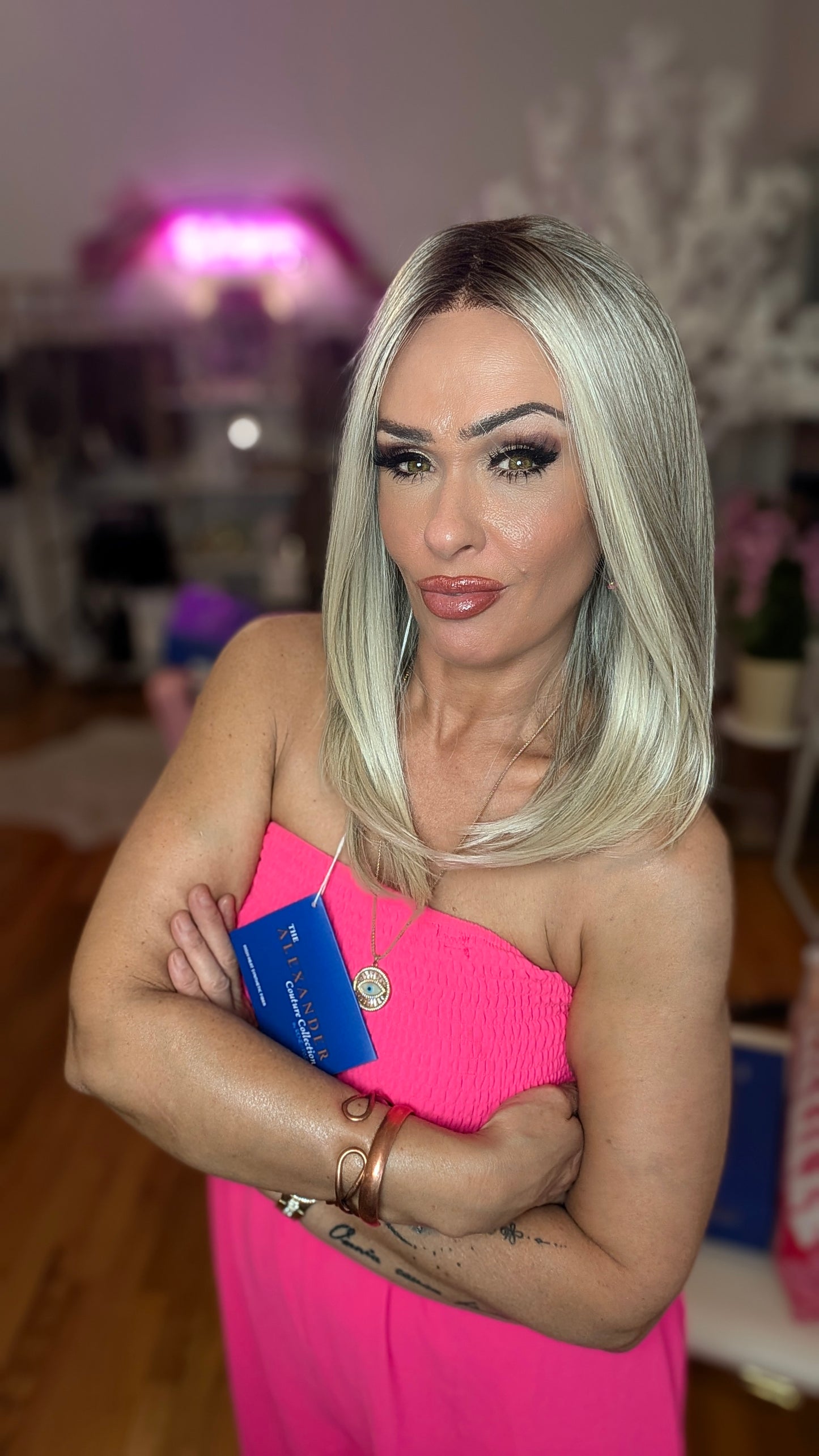 Slone | Billionaire Blonde | Alexander Couture Collection| Rene of Paris
