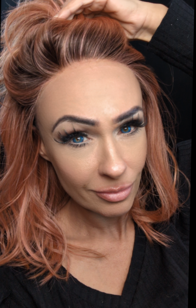 Dazzling Waves | Dusty Rose | Rene of Paris| Open Box